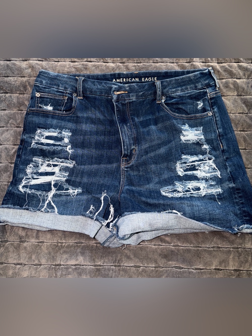 AE Distressed Jean Shorts